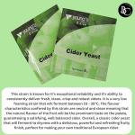 Cider Yeast for Brewing Traditional & Fruit Cider