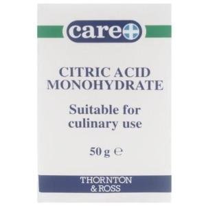 Care Citric Acid Monohydrate 50g - Six Packs
