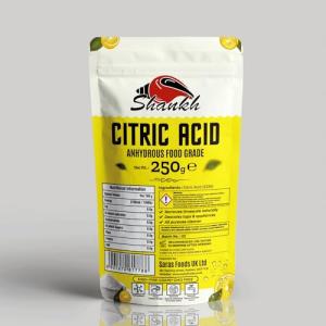 Shankh Citric Acid - Pure Food Grade 250g