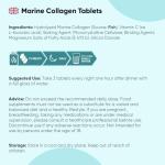 Hydrolyzed Marine Collagen Tablets with Vitamin C
