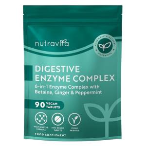 Nutravita Digestive Enzyme Complex - 90 Vegan Tablets