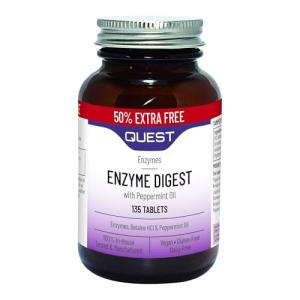 Quest Digestive Enzymes with Peppermint Oil, 135 Tablets