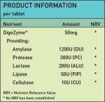 DigeZyme Digestive Enzymes - 120 Tablets