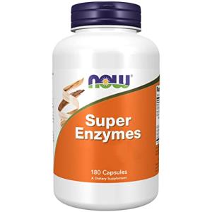 Now Foods Super Enzymes, 180 Capsules, Gluten Free