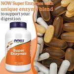 Now Foods Super Enzymes, 180 Capsules, Gluten Free