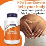 Now Foods Super Enzymes, 180 Capsules, Gluten Free