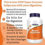 Now Foods Super Enzymes, 180 Capsules, Gluten Free