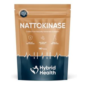 Hybrid Health Nattokinase - Vegan Cardiovascular Support Tablets