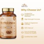 Nattokinase 120 Caps | 200 MG | Vegan, Non-GMO