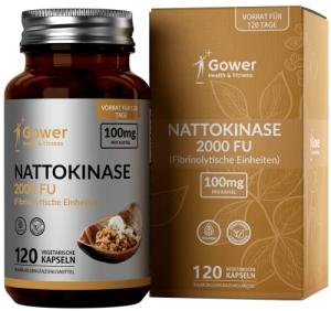 High Strength Nattokinase 120 Capsules - 2000fu