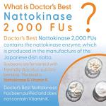 Doctor's Best Nattokinase Enzyme Supplement, 90 Capsules
