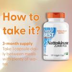 Doctor's Best Nattokinase Enzyme Supplement, 90 Capsules