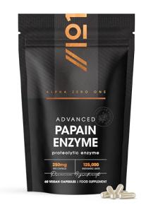 High Strength Papain Enzyme Supplement – 90 Vegan Capsules