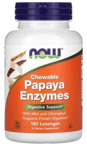 Now Foods Papaya Enzyme Chewables for Digestion