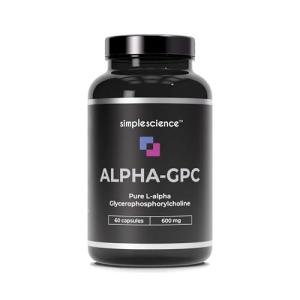 Simple Science Alpha GPC 600mg Choline Supplement