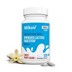 Milkaid Vanilla Lactase Tablets for Dairy Digestive Relief
