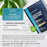Lactase Enzyme Tablets for Lactose Digestion - 120 Vegan