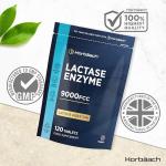 Lactase Enzyme Tablets for Lactose Digestion - 120 Vegan
