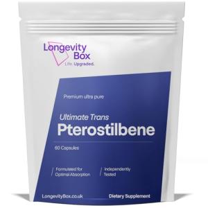 Pterostilbene 150mg Antioxidant Supplement - 60 Capsules