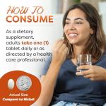 Lactose Intolerance Relief Tablets with Lactase Enzyme