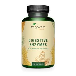 Plant-Based Digestive Enzyme Supplements – 120 Capsules