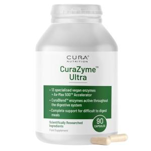 Cura Nutrition Curazyme Ultra Digestive Enzymes 90 Capsules
