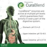 Cura Nutrition Curazyme Ultra Digestive Enzymes 90 Capsules
