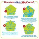 Milkaid Max Lactase for Lactose Intolerance Relief