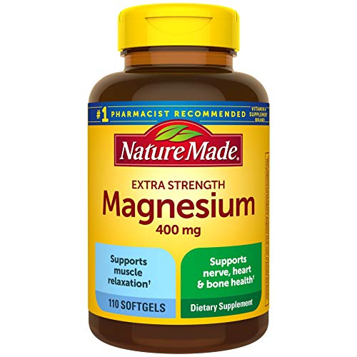 Nature Made 400mg Magnesium Oxide Supplement, 110ct