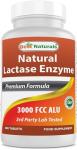 Fast Acting Lactase Enzyme 3000 FCC ALU Tablets