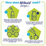 Milkaid Lactase Drops for Lactose Intolerance Relief