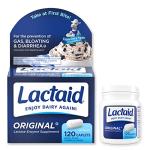 Lactaid Lactose Intolerance Relief Caplets, 120 ct