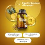 Bromelain 650mg - 180 Vegan Capsules, Non-GMO