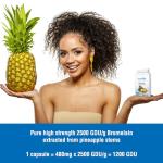 High Strength Bromelain Capsules - 60 Count