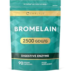 High Strength Bromelain 750mg | 90 Vegan Capsules
