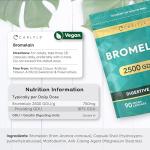 High Strength Bromelain 750mg | 90 Vegan Capsules