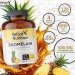 Yelixir Bromelain Capsules - High Strength Digestive Enzyme