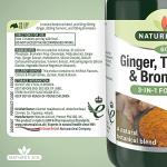 Ginger, Turmeric & Bromelain Vegan Supplement Tablets