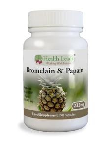 Bromelain 10mg & Papain 100mg - 90 Capsules