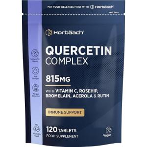 Quercetin with Bromelain 815mg – 120 Vegan Tablets