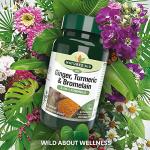 Ginger, Turmeric & Bromelain Vegan Supplement Tablets