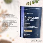 Quercetin with Bromelain 815mg – 120 Vegan Tablets