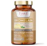 High-Strength Bromelain Capsules - 500mg, 120 Count