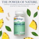 Solaray Bromelain 1000 mg Vegan Capsules – 60 Count