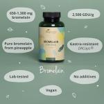 Vegavero Bromelain 650 mg - Pure Pineapple Enzyme