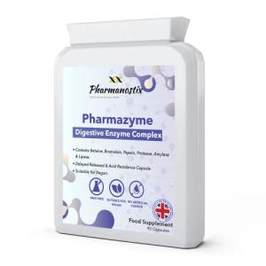 PharmaZyme Vegan Digestive Enzymes - 90 Capsules