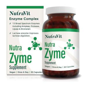 NutraZyme Digestive Enzyme Complex, 30 Capsules