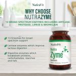 NutraZyme Digestive Enzyme Complex, 30 Capsules