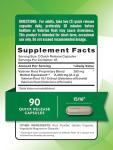 Valerian Root Capsules 2400mg Non-GMO 90 Count