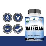 Organic Valerian Root Capsules for Calm and Sleep